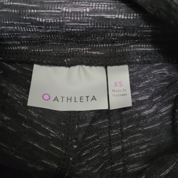 Athleta Metro Leggings W/ Front & Back Pockets Charcoal Metro Space Dye Size XS - Picture 5 of 12
